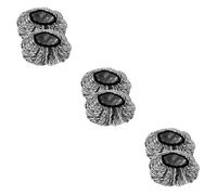 VICASKY 3 Set Tappo Dell'olio Cotto Cappello Spa Calore Cappello Per Il Sonno in Raso Cappelli Bagno Tappi Di Carta Stagnola Maschera Condizionante Per Stampa Eva 2 Pezzi * 3