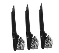 VICASKY 3 spazzole per capelli, strumento per la rimozione della spazzola per la depilazione, spazzola per la polvere dei capelli, strumento per la rimozione dei capelli, pettine multifunzione nero