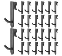 VICASKY 30 ganci a griglia per pannelli espositivi e scaffalature in rete | Plastica per l'organizzazione di cucina, ufficio, aula, esposizione in negozio, salvaspazio per chiavi, cordini, attrezzi