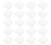 VICASKY 30 Pezzi Vassoio a Forma di Scatola per Piante in Plastica Trasparente, Raccoglie Acqua in Eccesso e Protegge Mobili, per Vasi da Interno e Paesaggi Verdi da Scrivania