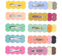 VICASKY 30pezzi Fermagli Per Capelli Scatto Piccole Mollette Per Capelli Per Bambine e Donne in Materiali Di Adatti Per Natale Danza e Cosplay