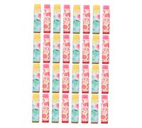 VICASKY 32 Gomme da Cancellare a Forma di Cuore Colorate per Set Piccolo Ergonomico per Cancelleria Scolastica Premi e Bomboniere Materiale per Ritorno a Scuola