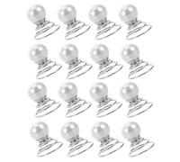 VICASKY 36 Pezzi Forcine Spirale con Perla Artificiale Clip Metalliche per Chignon Matrimonio Fermagli Eleganti per Acconciature Sposa e Damigelle Pin per Raccolti Sicuri e Portatili
