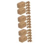 VICASKY 36 pezzi mini pagliaio modello per esterni decorazioni per la decorazione della casa delle bambole miniature pagliaio in miniatura per le case delle bambole piccole balle decorazione per il