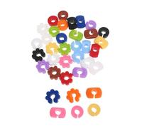 VICASKY 36 pezzi Segnabicchieri in Silicone Marcatori Riutilizzabili per Calici Bicchieri da Vino e Martini Identificatori Veloci per Feste Cocktail e Eventi Sociali