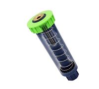 VICASKY 360grado Irrigatori Scomparsa in Plastica Abs Con Ugello Doppio Spruzzo in Ottone e Molla in Acciaio Inox Per Prati, Aiuole e Spazi Verdi Filtro Incorporato Per Prevenire Ostruzion