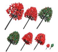 VICASKY 38 pezzi alberi per modellismo, decorazione realistica del paesaggio per diorama e modellismo, diversi per progetti fai da te