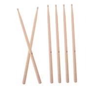 VICASKY 3paia Bacchette Per Batteria in Legno d Acero Bacchette Sfuse Per Esercitarsi e Suonare Punta Classica in Legno Per Batteria Per Batterie Elettroniche Drum Kit e Jazz