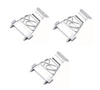 VICASKY 3pcs Corde Placcate Tailpiece Per Archtop Chitarra Robusto Ricambio Ideale Per Parti Difetti Per I Musicisti Il Valore Di Qualità Posa