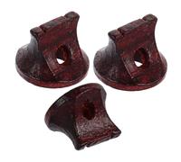 VICASKY 3pcs Erhu Ponti In Palissandro Durevole Strumenti Musicali Parti Migliorata Immagine Suono Adatto Per Gli appassionati di Erhu Professionale Artigianato Marrone
