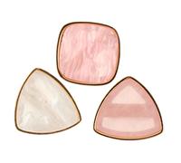 VICASKY 3pcs Nail Art pallet Anelli Titolare Smalto E Strumento di Miscelazione Cosmetico Display Per Nail Art E Salone Uso Con Forma Rotonda Vari