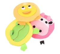 VICASKY 3pcs Spugne Doccia Animali Per Ragazzi Ragazze Spugne Da Bagno Mucche E Morbido Pulitore Per Il Corpo Per I Bambini Per La