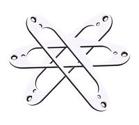 VICASKY 3pezzi Anelli Per Pickup Per Chitarra Elettrica Ricambio Per Pickup Single Coil Supporto Per Montaggio Diretto Su Chitarra Flat Top