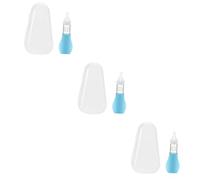 VICASKY 3pezzi Aspiratore Nasale Per Silicone Rimozione Mucus e Facile Design Con Beccuccio Comfort Kit Con Conservazione Blu