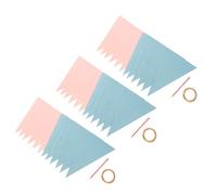 VICASKY 3pezzi Bandierine di Carta Glitterate Triangoli per Feste di Compleanno e Decorazioni Boho per Striscioni di Festa e Ghirlande Bandierine