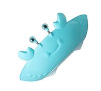 VICASKY 3pezzi Cappello Per Protezione e Orecchie Design Cartoon Per Bagnetto e La Doccia Facile Usare Colore Blu Must-havper Genitori