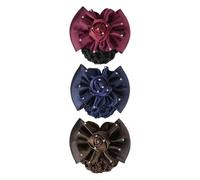 VICASKY 3pezzi Copri Chignon Da Scaldacollo Per Capelli Fiocco Snood Per Donna Clip Per Capelli Accessori Da Donna