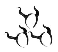 VICASKY 3pezzi Corna da Diavolo per Donna Cerchietto per Capelli Corna Copricapo per Cosplay di Halloween Feste in Maschera Festival e Servizi Fotografici per Adulti