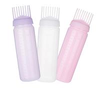 VICASKY 3pezzi Flacone Applicatore per Tintura Capelli Pettine per Radici Design Ergonomico Materiale Sicuro Facile da Usare per Colorazione e Cura dei Capelli