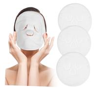 VICASKY 3pezzi Maschera Viso in Asciugamano Maschere Per Viso Vapore Asciugamano Per Impacco Caldo Aperture Per Occhi e Naso Cinghie Regolabili Materiale Morbido e Confortevole