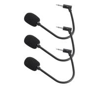 VICASKY 3pezzi Microfono per Computer e Telefoni Taglio Dritto Portatile Piccolo Canale Mono e Stereo Poli Pin Poli Adatto per Interpreti Altoparlanti Cellulari e Tablet