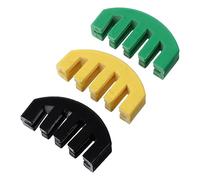 VICASKY 3pezzi Mute Per Violino Gomma Con Prongs Silenziatore Pratico Per Pratiche Musicali Riduce Volume Facile Da Usare Per Insegnanti e Principianti