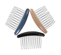VICASKY 3pezzi Pettini Laterali Per Capelli Francesi Accessori Moda Per Donne Fermagli Eleganti Per Capelli Decorazioni Senza Tracce Pettini Comodi e Resistenti Per Acconciature