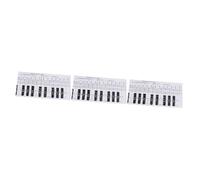 VICASKY 3pezzi Piano Keyboard Note Chart Per Principianti Guida Pratica Per Esercizi e Apprendimento Design Standard Resistente Per Tastiera Tasti Aiuto Per Insegnanti e Studenti