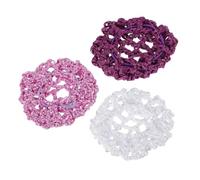 VICASKY 3pezzi Retine per Capelli Elastiche Design Rete Adatte per Chignon Parrucche e Accessori per Capelli da Donna per Danza Infermieri e Uso Quotidiano Assicurando una Vestibilità