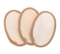 VICASKY 3pezzi Spugna Di Luffa Esfoliante Scrub Per Corpo Dischetti in Luffa Pratici Per Bagno Design Cordino Per Appendere e Facile Da Impugnare