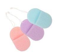 VICASKY 3pezzi Spugna Per Viso Esfoliante Strumento Per Pulizia Del Viso Spugna Detergente Per Lavaggio Del Rimuove Sporco e Sebo Facile Da Usare Design Guanto Per Dita