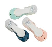 VICASKY 3pezzi Tagliaunghie Per Ragazzo Ragazza Forbicine Sicure Antiscivolo Per Unghie Di Ragazzo Ragazza Colori Pastel Strumenti Per Genitori Di Nuovi Nati