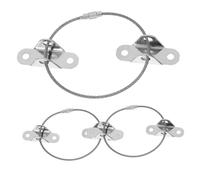 VICASKY 3set Cinghie Per Mobili Di Kit Di Sicurezza Per Mobili Da Parete Anticaduta e Antiribaltamento Realizzate in Metallo Inossidabile