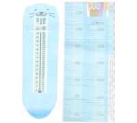 VICASKY 3sets Dispositivo Di Misurazione e Piede Per Ragazzo Ragazza Adesivi Murali Cartoon e Righello Crescita Pratico Per Scarpe e Abbigliamento Facile Da Installare e Pulire