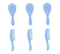 VICASKY 3sets Pettine per Ragazzo Ragazza Ragazza Buona Qualità Setole Delicate per Pulizia della Testa dei Ragazzo Spazzola per Bagnetto dei Kit Spazzola e Pettine per Leggero e Facile