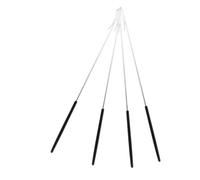 VICASKY 4 adattatori joystick per bambole a mano, adattatore per stecca da piscina, manichino Joystick, manichino a mano, barra di controllo per il braccio della bambola, in acciaio inox, argento