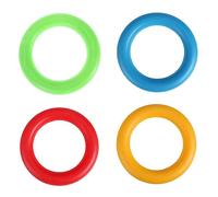 VICASKY 4 Anelli in Plastica Colorati per Psicomotricità per attività Indoor e Outdoor Anelli per Feste e Coordinazione Motorie
