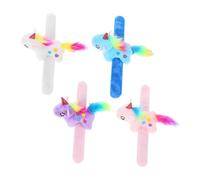 VICASKY 4 bracciali con unicorno, per il monitoraggio degli animali, in cotone