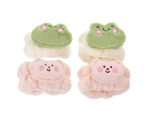 VICASKY 4 bracciali impermeabili per il trucco e la della pelle, comodi cinturini per il viso e la della pelle, stile casuale