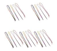 VICASKY 4 Confezioni Cordini Capelli Intrecciati Colorati per Dreadlock Accessori Moda Hiphop Elastici per Treccine Africane Fasce Donna Ragazze Stile Casual e