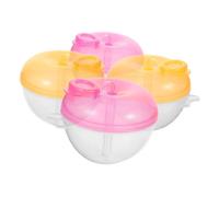 VICASKY 4 contenitori per latte in polvere per bambini, contenitore per formule da asporto, contenitore per formule in polipropilene (pp)