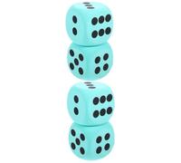 VICASKY 4 dadi di schiuma Eva grandi per giochi educativi in schiuma per feste, lezioni e giochi, divertenti cubetti di giocattolo per metodi di apprendimento creativi