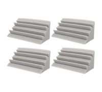 VICASKY 4 diffusori acustici per bassi, trappola sonora, pannello acustico, pannello acustico, pannello sonoro, pannello sonoro, pannello acustico, pannello sonoro, colore grigio chiaro