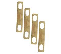 VICASKY 4 dischi in ottone per chitarra e basso regolazione posizione del collo per una migliore qualità del suono