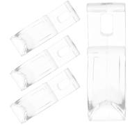 VICASKY 4 Ganci di Fissaggio per Tende a Rullo con Supporto per Cordino Clip per Catena Trasparente con Viti Kit di Riparazione per Tende Verticali Adatti a Uso Domestico