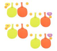 VICASKY 4 Impostato Kit Indoor con Pong Appeso per Sviluppo Della Coordinazione e Correzione Della Visione Include Racchette Arancioni Palline Gancio Racchette Palline Gancio