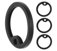 VICASKY 4 marchi di cane Silencer in silenziatore per cani per giorno del cane, nero protettivo e durevole, facile da applicare, adatto per marche di cani comuni