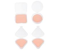 VICASKY 4 nappe in polvere per trucco, pratiche nappe cosmetiche per cipria, per casa e viaggi, materiale delicato sulla pelle, facile da usare, distribuzione