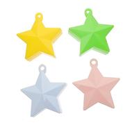 VICASKY 4 pesi per palloncini a forma di stella, per palloncini da 16 pollici, in plastica, con elio sicuro