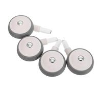 VICASKY 4 Pezzi 4 Ruote Girevoli Silenziose per Deambulatore in Materiale Resistente, Ricambi per Ruote Passeggini Montaggio Rapido, Compatibili Carrelli e Girelli per Uso Interno ed